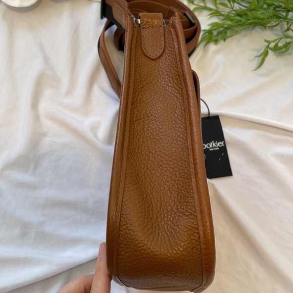 Botkier Coffee and Gunmetal Valentina Leather Crossbody Bag - Picture 5 of 17